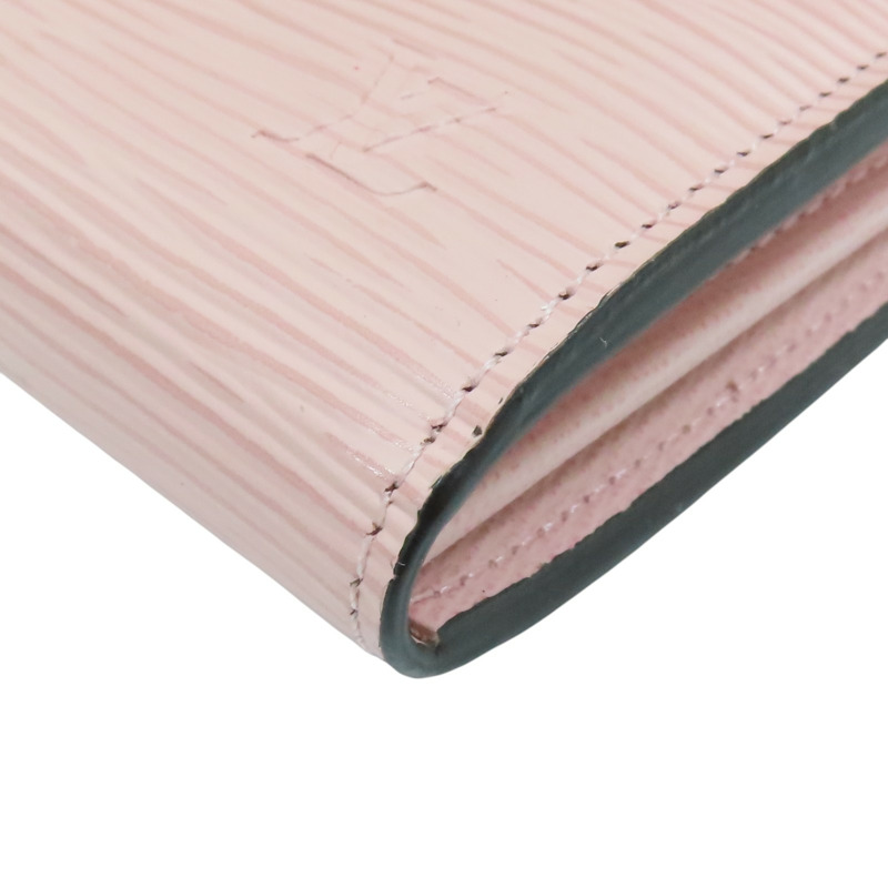 粉色 EPI 牛皮 扣式長夾 M61216【LOUIS VUITTON LV 路易威登】 M61216-16