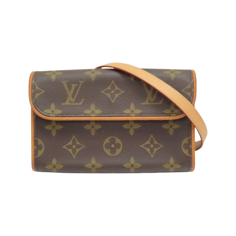 棕色 原花帆布 Pochette Florentine 腰包 M51855【LOUIS VUITTON LV 路易威登】 M51855-0