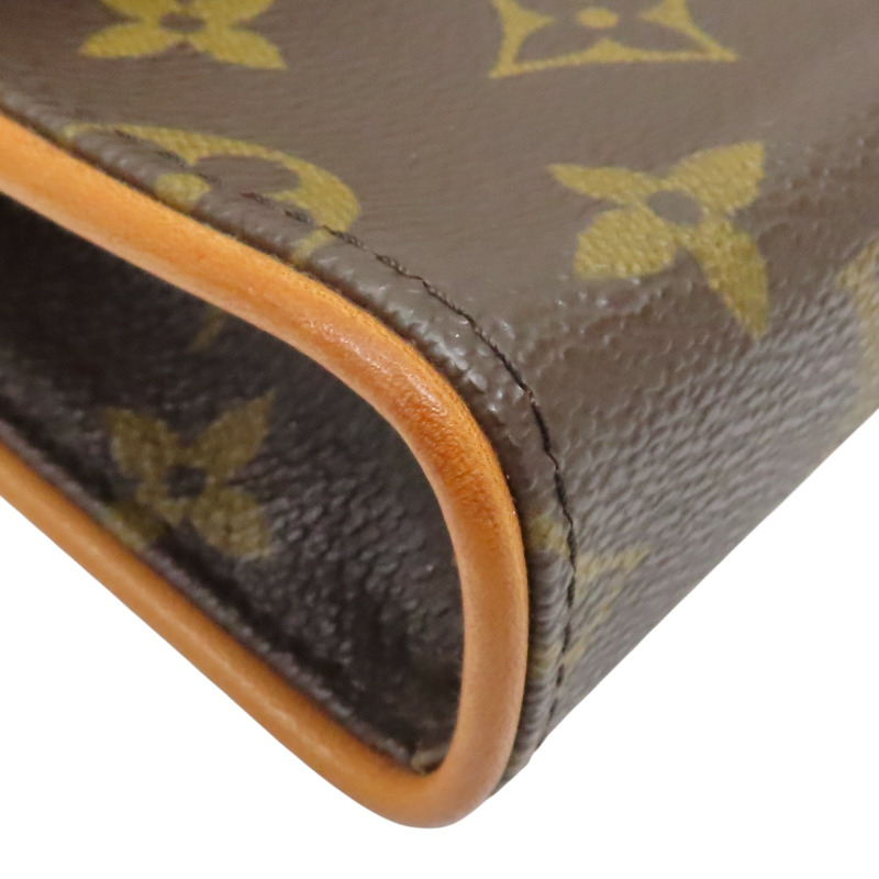 棕色 原花帆布 Pochette Florentine 腰包 M51855【LOUIS VUITTON LV 路易威登】 M51855-11