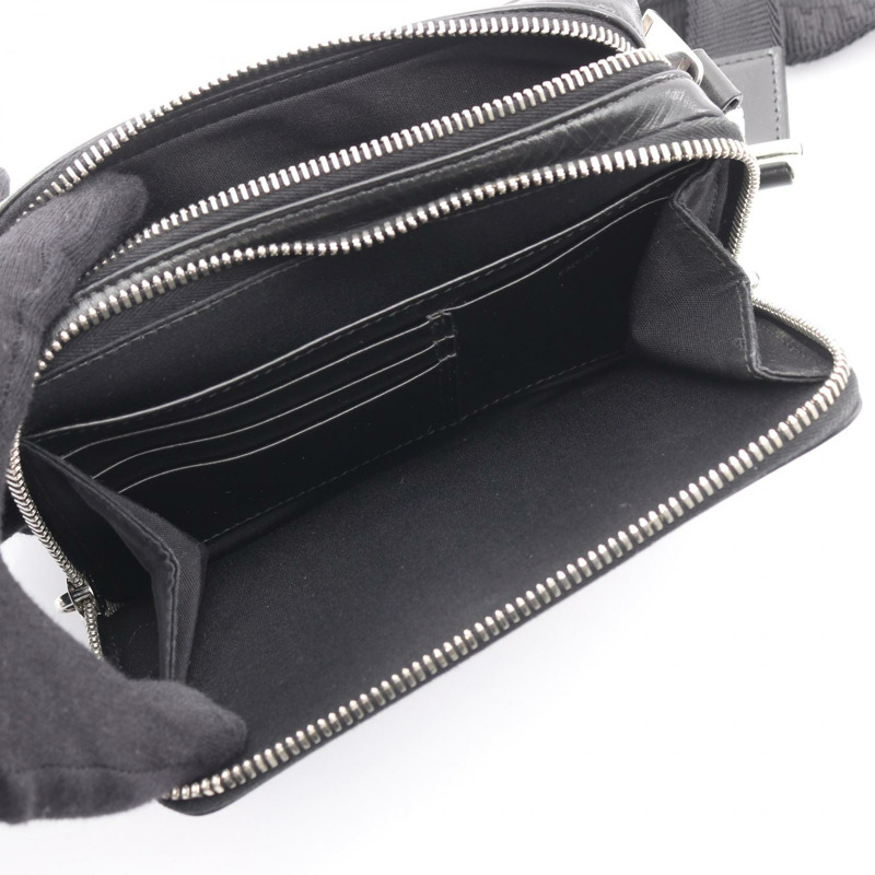 Christian Dior Oblique Galaxy 單肩斜背包 2ESBC119VPD 黑色皮革-3