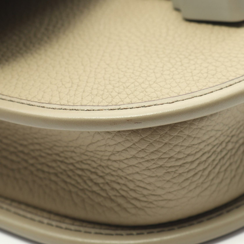 Christian Dior GALLOP 迷你斜背單肩包，米色皮革，二手女款-5