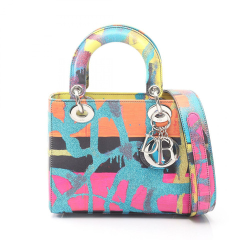 Christian Dior 小號 Lady Dior Chris Martin Cannage 斜背包（皮革）