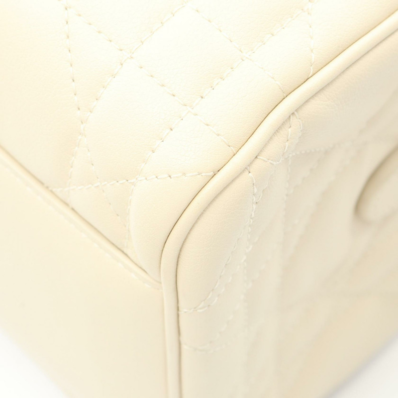 Christian Dior Groove 25 Macrocannage 斜背包 M1365UBOL 白色皮革-4