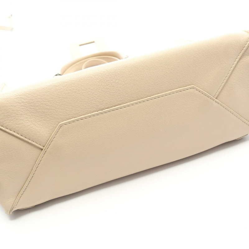 BALENCIAGA PAPIER A6 拉鍊式斜背包 370926 皮革 米色-8