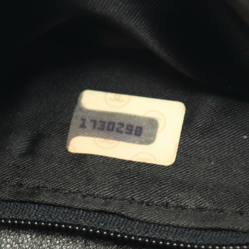 香奈兒 (CHANEL) Matelasse chian 斜挎單肩包，流蘇羊皮，黑色，二手，金色五金-4