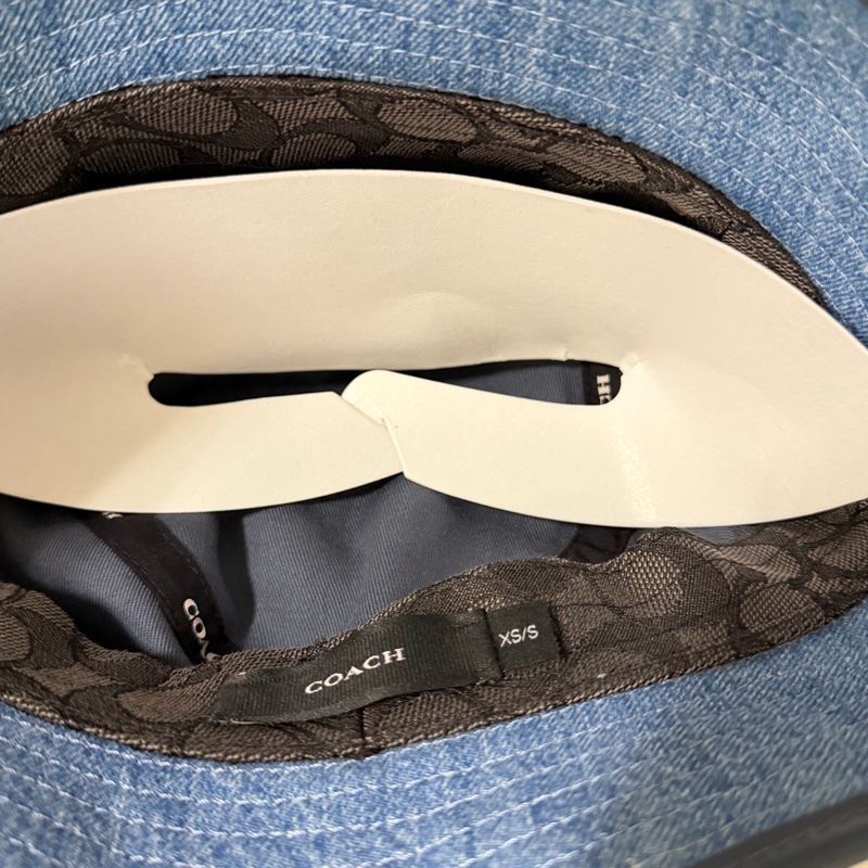 Coach 刺繡單寧帽-3