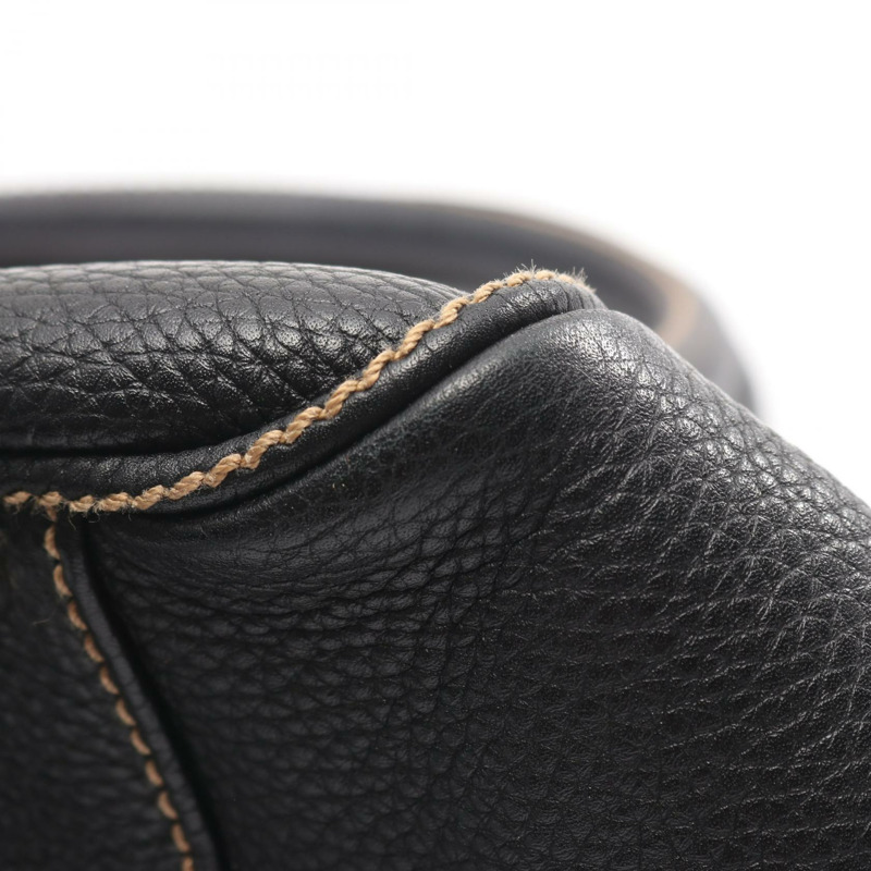 香奈兒黑色流蘇皮革單肩手提包，二手女士款-9