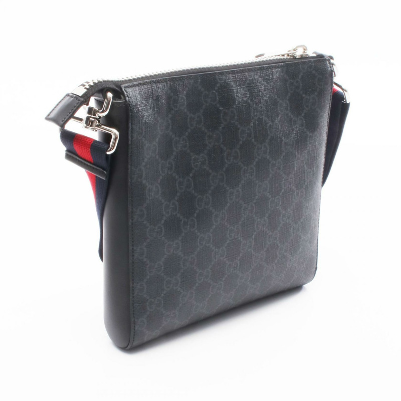 GUCCI GG Supreme 小斜背包單肩包 523599 帆布 二手-1