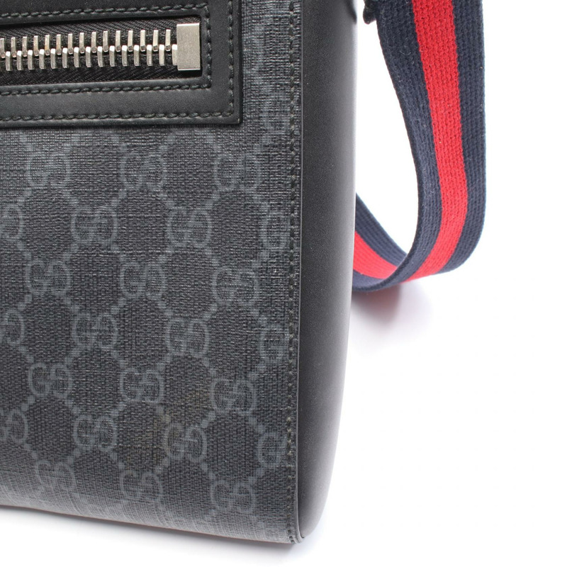 GUCCI GG Supreme 小斜背包單肩包 523599 帆布 二手-5