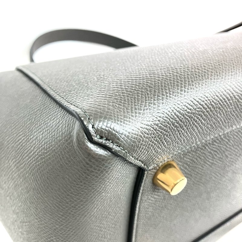 ☆ Celine 思琳 Grey Calfskin Mini Belt Bag 2Way Bag 灰色小牛皮兩用袋 - 257027401-8