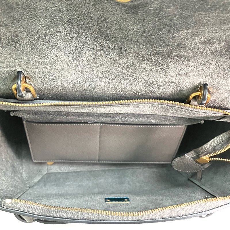 ☆ Celine 思琳 Grey Calfskin Mini Belt Bag 2Way Bag 灰色小牛皮兩用袋 - 257027401-13