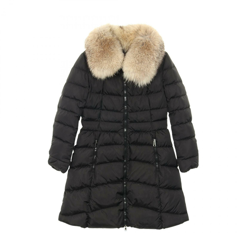 MONCLER HIRONDELLE 羽絨外套 尼龍 黑色 二手 女款-0