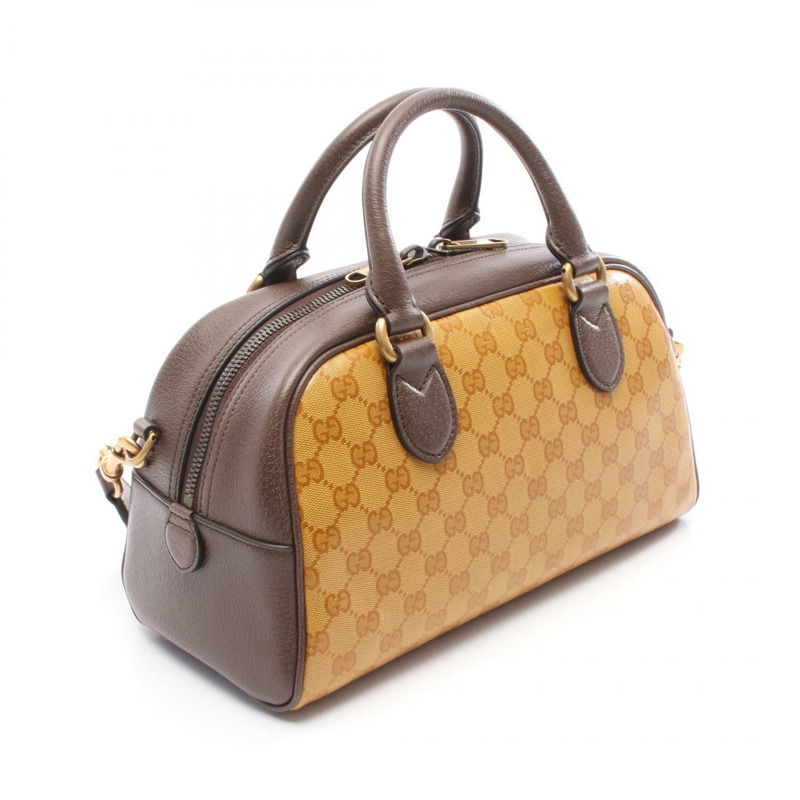 GUCCI adidas 迷你旅行包 GG 水晶斜背包 702397 帆布皮革-1