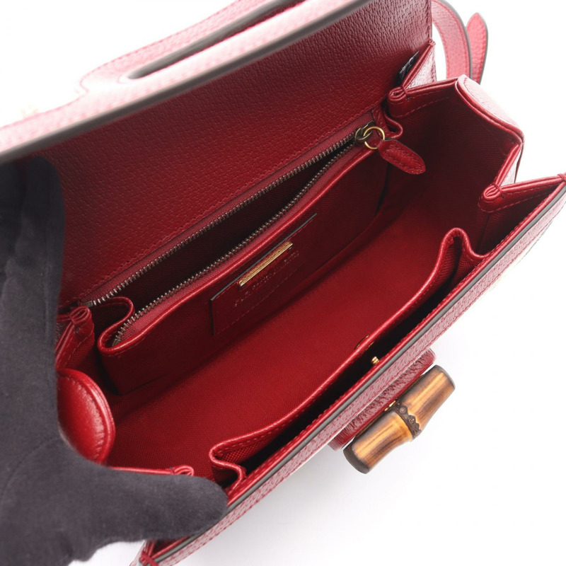 GUCCI MUSIC IS MINE 竹節單肩手提包 679632 帆布皮革 多色-2