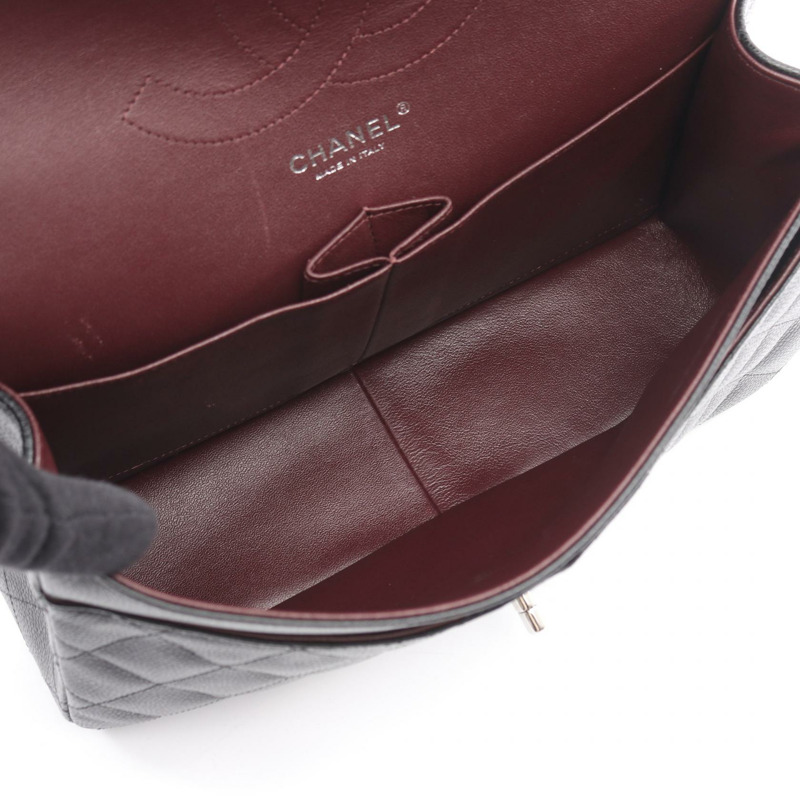 香奈兒 Deca Matelasse 30 經典大號 W 翻蓋鏈條肩背包 A58600 CC-2