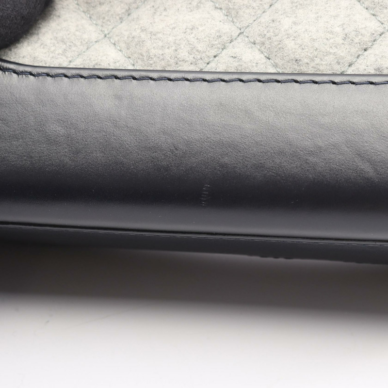 香奈兒 Gabrielle de Chanel 小號 Hobo 鏈條肩背包 A91810 羊毛皮革 CC-6