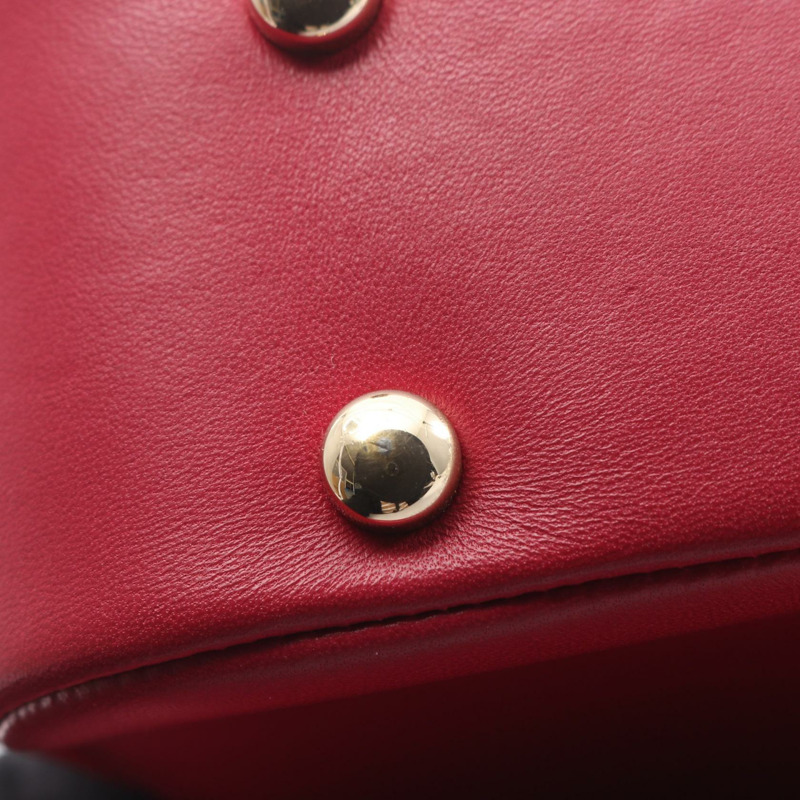 香奈兒 (CHANEL) 鏈條肩挎斜背包，羊皮，紅色，金色五金，二手，女士，Coco CC-8