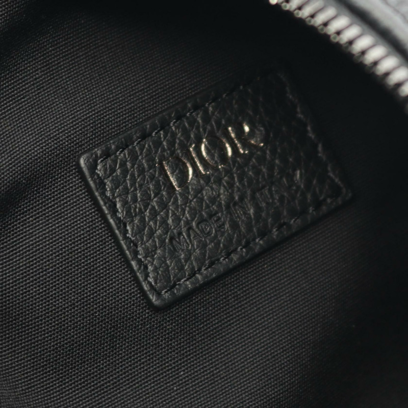 Christian Dior SCARAB Oblique 斜背包 帆布皮革海軍藍 BK 二手-3