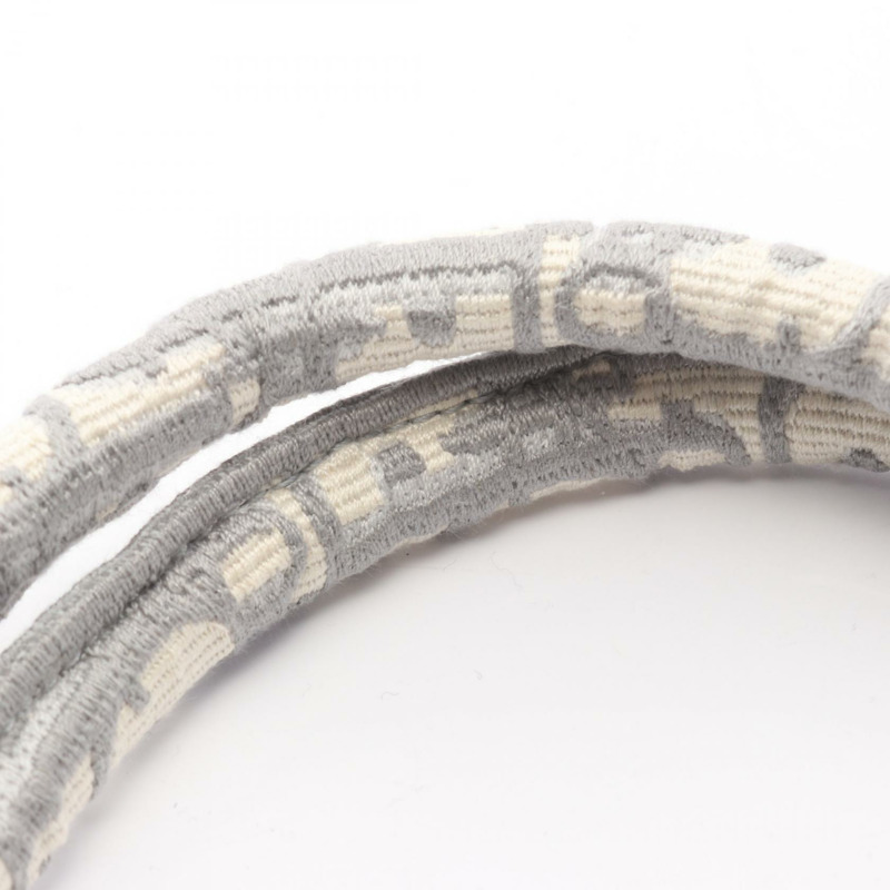 Christian Dior BOOK TOTE 中型斜背手提包 帆布 灰色 米色 二手 女士-5