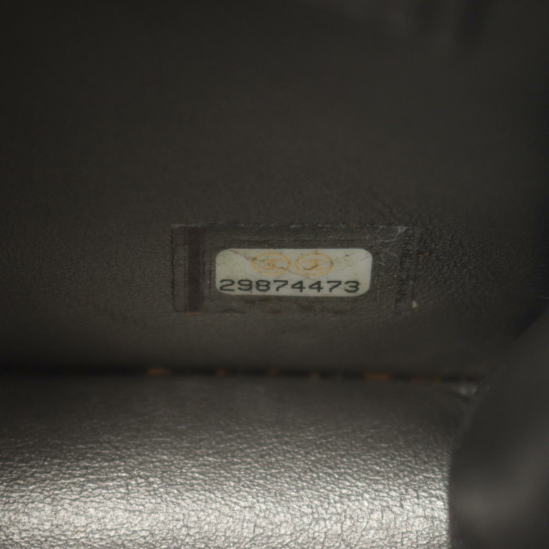 香奈兒 (CHANEL) 絎縫鏈條肩背斜背包，灰色皮革，SHW 五金，二手，女士 CC-4