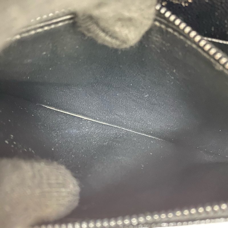 △ Saint Laurent 聖羅蘭 So Black Caviar Skin Wallet On Chain 黑色粒紋小牛皮鏈條銀包 -257027289-16