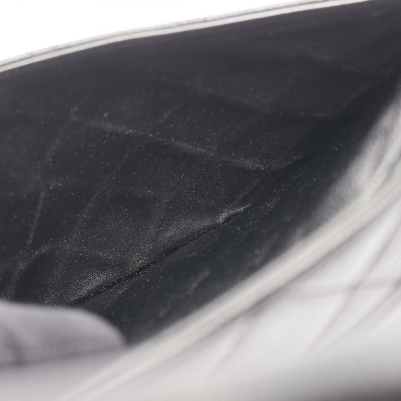 香奈兒 (CHANEL) Medallion 肩背手提包，黑色粒面小牛皮，二手，五金配件-9