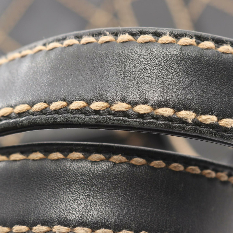 香奈兒 (CHANEL) 野性縫線肩背包，黑色皮革，二手，女士，金色五金，CC Coco標誌-9