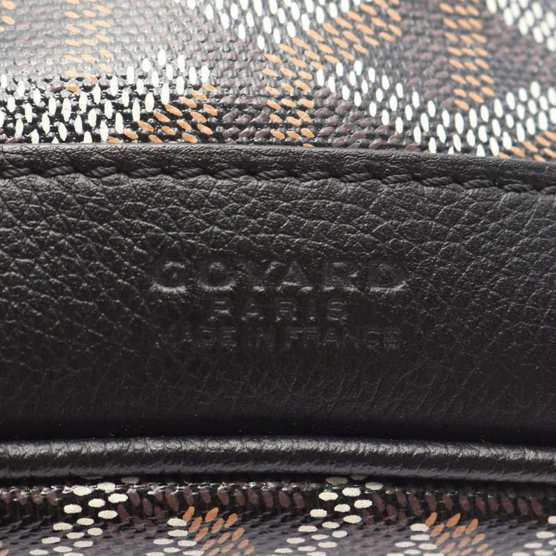 GOYARD Petit Flot 肩斜背包 PEFLOTPMLTY01CL01P 帆布 皮革 二手-3