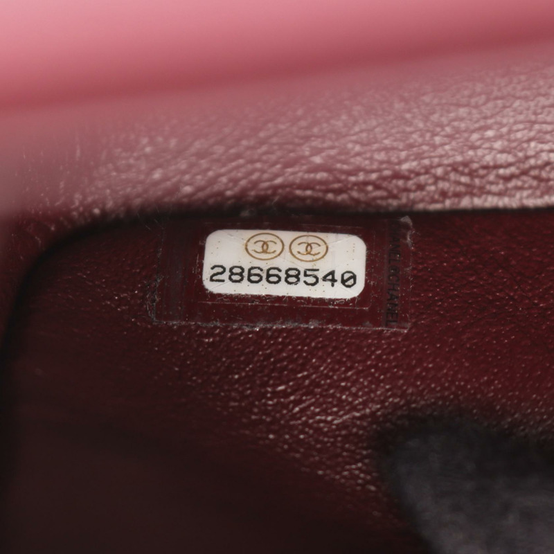 香奈兒 (CHANEL) Matelasse W 翻蓋鏈條單背包 A01112 黑色皮革 SHW 二手-4