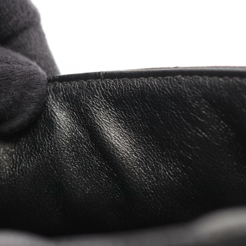 香奈兒 (CHANEL) Medallion 手提包，粒面小牛皮，黑色，二手，女士，金色五金，CC Coco-6