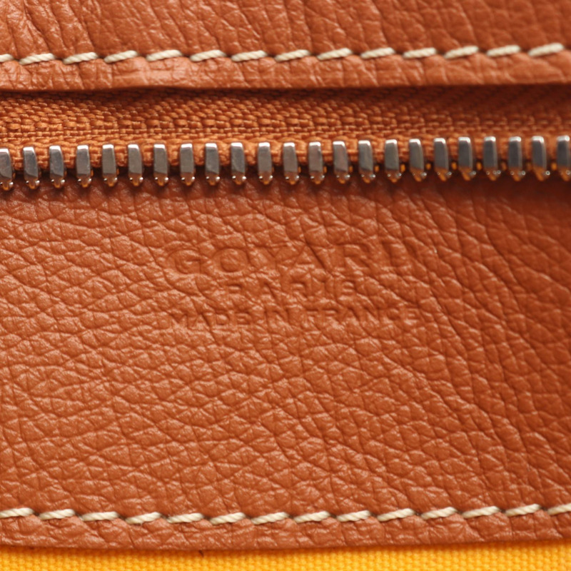 GOYARD Hirondelle 單肩包，帆布皮革，棕色、黑色、白色，二手，女士款-3