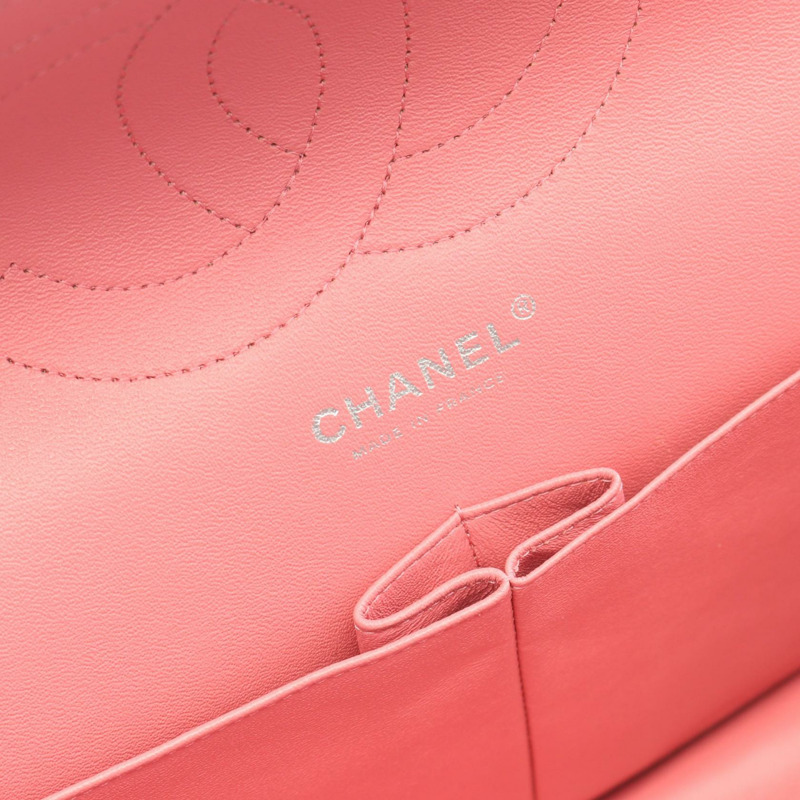 香奈兒 Deca Matelasse 30 經典大號 W 翻蓋鏈條肩背包 A58600 皮革-3