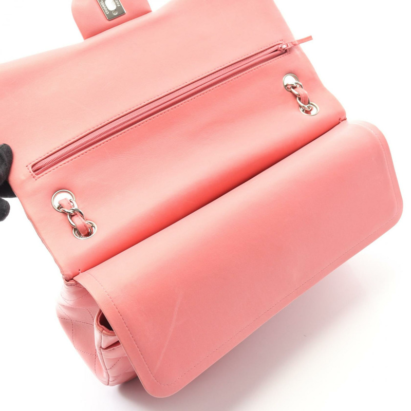 香奈兒 Deca Matelasse 30 經典大號 W 翻蓋鏈條肩背包 A58600 皮革-5