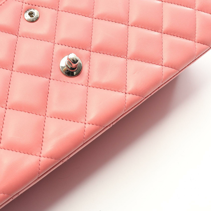 香奈兒 Deca Matelasse 30 經典大號 W 翻蓋鏈條肩背包 A58600 皮革-7