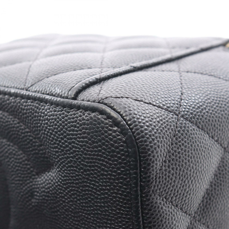 香奈兒 (CHANEL) Matelasse 小號 Vanity Chain 單肩斜背包 AP1341 黑色皮革-9