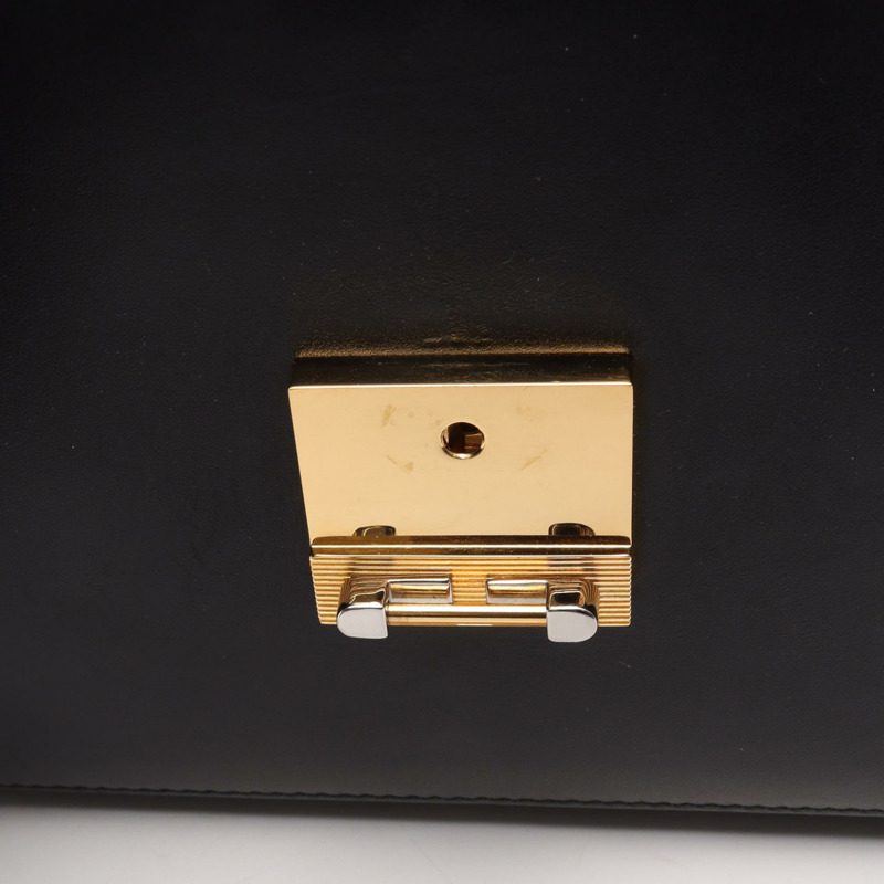 GUCCI Zumi 馬銜扣斜背包 576388 黑色皮革 二手 女士-5