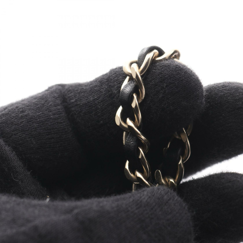 香奈兒 COCO 標誌單背包 AS2313 羊皮 黑色 二手 GHW CC-7