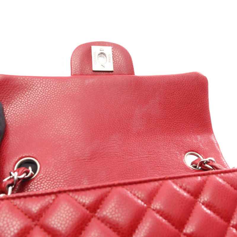 香奈兒 (CHANEL) 迷你絎縫 20 鏈條斜背包 A69900 紅色皮革 SHW-5