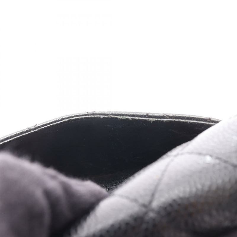 香奈兒 (CHANEL) 絎縫雙蓋鏈條肩背包，黑色皮革，SHW 五金配件，二手女款-11