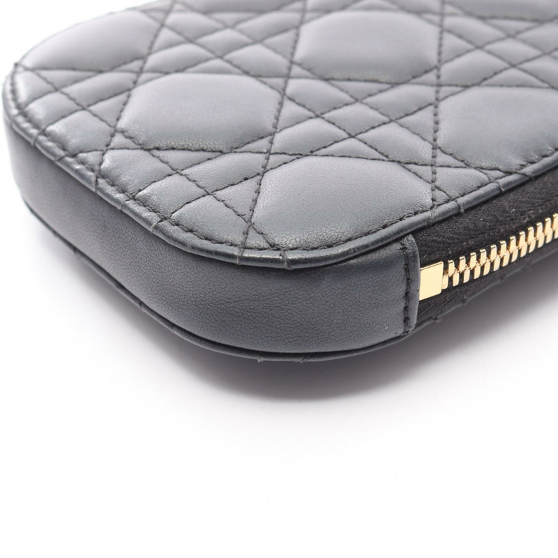 Dior LADY DIOR 手機鏈肩包 S0872ONMJ 皮革黑色二手-6