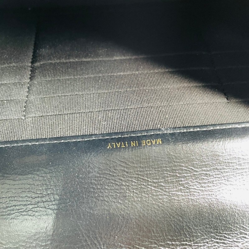 專櫃價7.8折！Chanel香奈兒  24P新款 黑金珍珠手柄 黑色油臘皮風琴包 小羊皮材質菱格紋  超美珍珠手柄 斜挎手提都很美-21