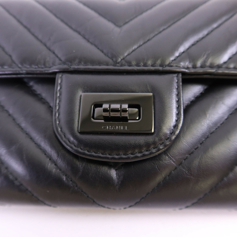 CHANEL 牛皮皮革2.55 Bifold Wallet長錢包-9