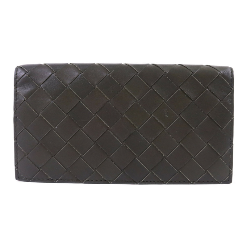 BOTTEGA VENETA 羊皮皮革Long Bifold Wallet長錢包-0