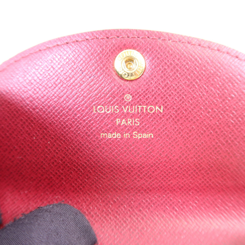 LOUIS VUITTON Monogram Rosalie金扣零錢包-5