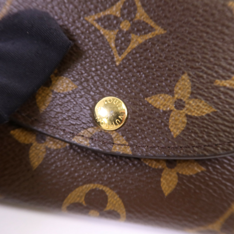 LOUIS VUITTON Monogram Rosalie金扣零錢包-7