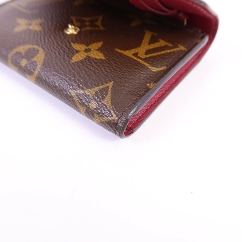 LOUIS VUITTON Monogram Rosalie金扣零錢包-8
