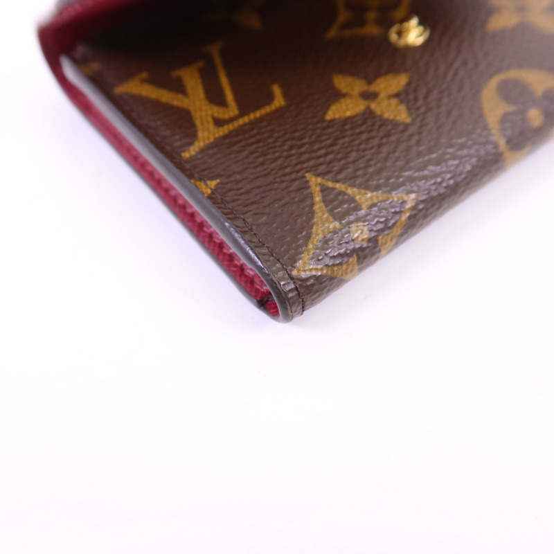 LOUIS VUITTON Monogram Rosalie金扣零錢包-9