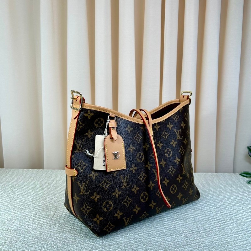 ZZZ LV路易威登carryall  棕色經典老花 容量大 日常通勤、出門都很實用 百搭不挑衣服 有子包-2
