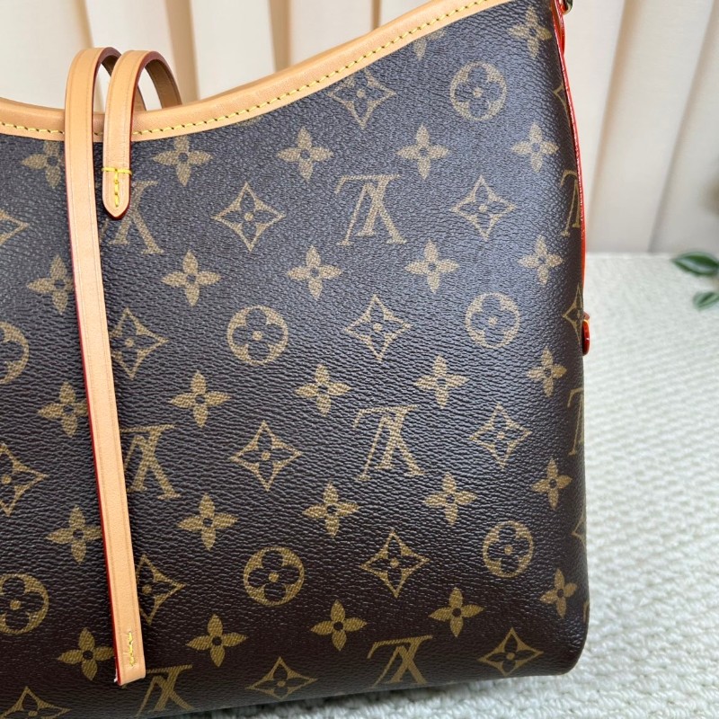 ZZZ LV路易威登carryall  棕色經典老花 容量大 日常通勤、出門都很實用 百搭不挑衣服 有子包-6