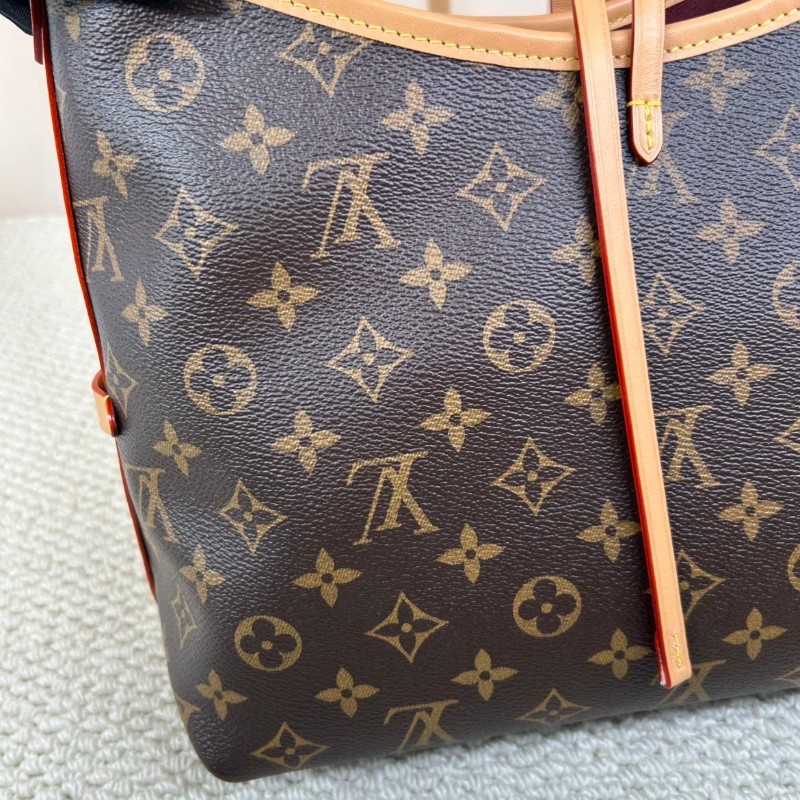 ZZZ LV路易威登carryall  棕色經典老花 容量大 日常通勤、出門都很實用 百搭不挑衣服 有子包-7